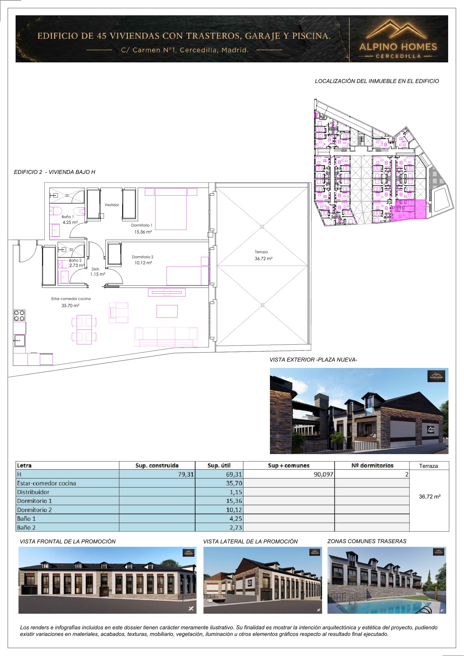 Vivienda Bajo H