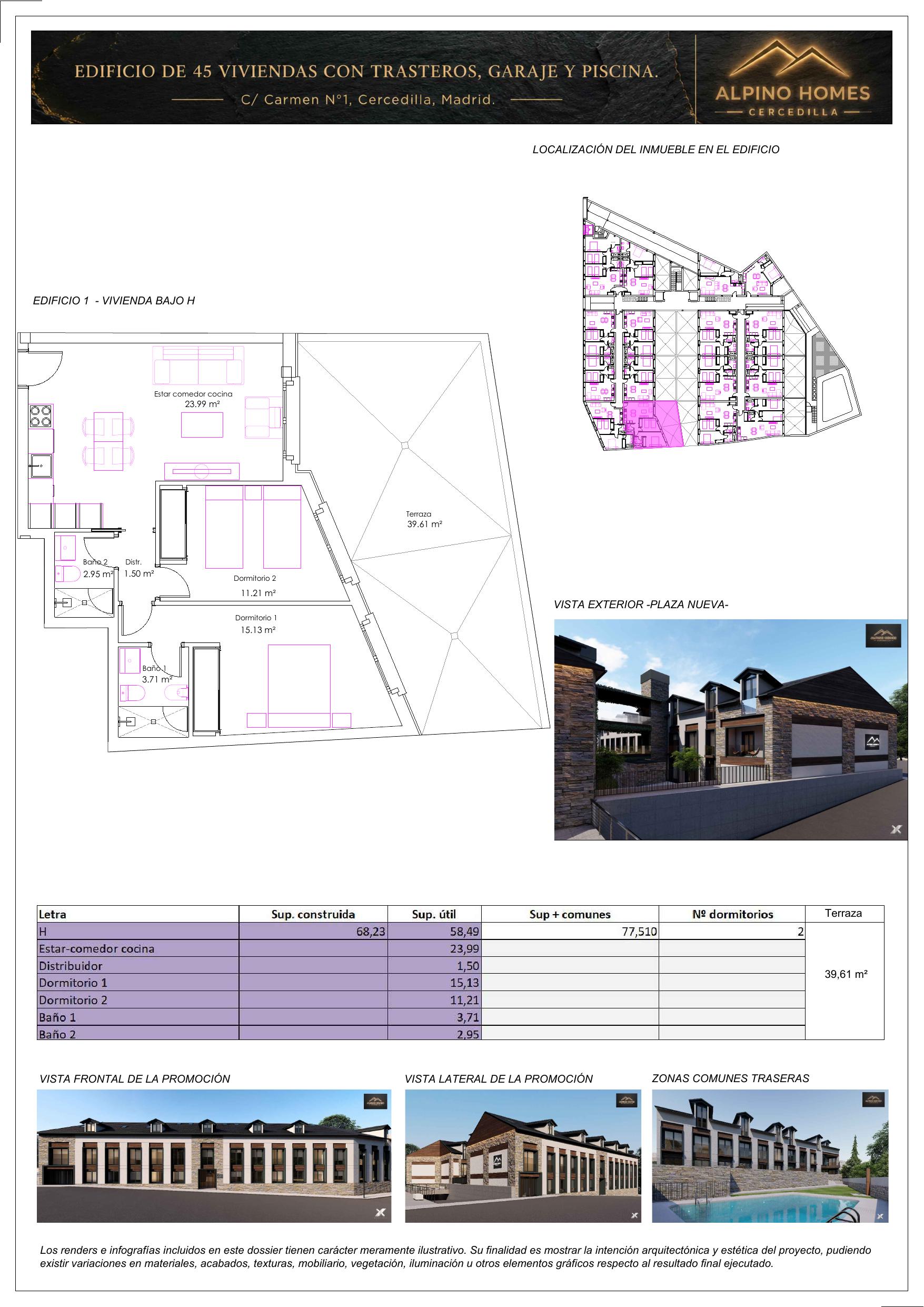 Vivienda Bajo H